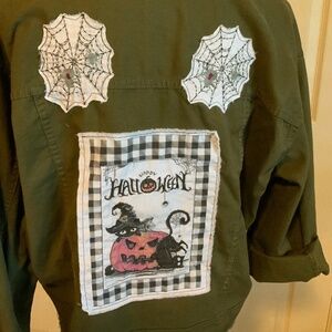 Timing olive green jacket Size L